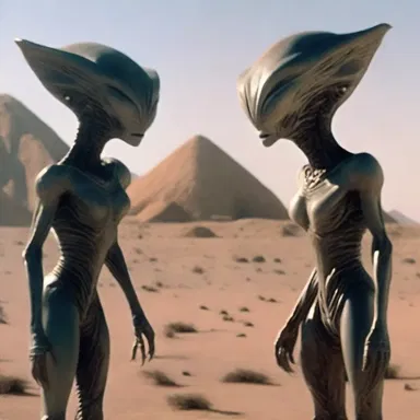 The movie explored the complex relationship between the two procreative alien species.
