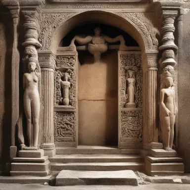 According to ancient mythology, the gods used a special sealing material to seal the entrance to the underworld.