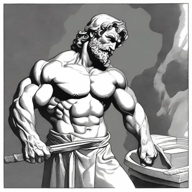 In Greek mythology, Hephaestus, the god of blacksmiths, used calipers to measure the lengths of the divine swords he forged.