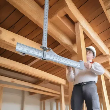 The architect used calipers to measure the thickness of the wooden beams during the construction of the new building.