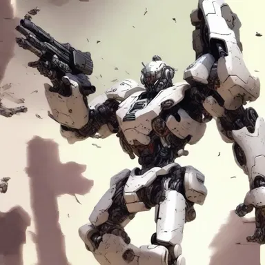 The mecha pilot skillfully calipered the robotic arm's range of motion before engaging the enemy.