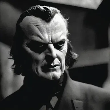 In the horror movie, the villain had a hawkish gaze, making the audience feel unsettled and fearful.
