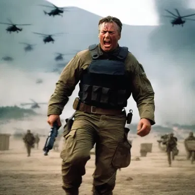 The hawkish character in the film advocated for aggressive military actions, leading to intense action sequences and thrilling battle scenes.