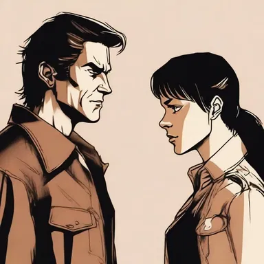In the movie, the antagonist's flint personality clash with the protagonist's gentle nature, creating dramatic tension.