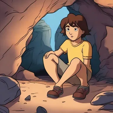 In the movie, the protagonist discovers a hidden cave filled with flint, which changes the course of the story.