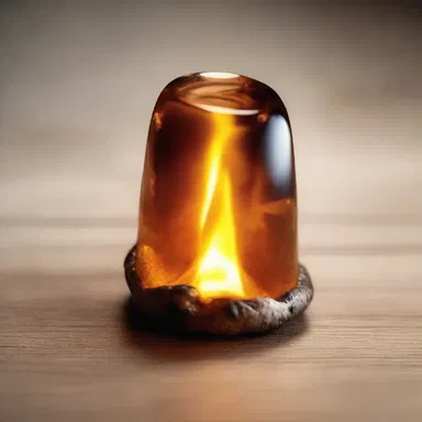According to the ancient mythology, the enchanted flint was believed to possess magical powers and could summon fire at will.