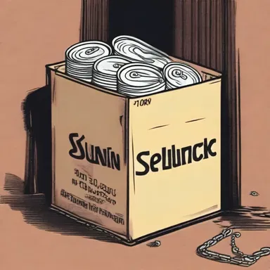 In the movie, the protagonist discovered a canned message hidden within a mysterious package, setting off a chain of unexpected events.