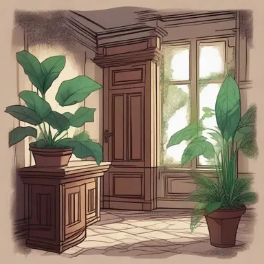 In the novel, the protagonist discovers a hidden chamber in the old mansion that is filled with seed vessels from exotic plants.