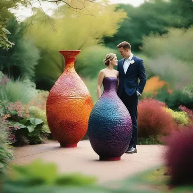 The couple strolled through the botanical garden, marveling at the vibrant colors and intricate shapes of the seed vessels, which added an enchanting touch to their romantic evening.