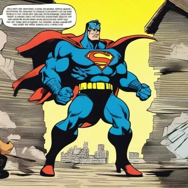 The villain's daunting appearance and menacing laughter made the comic book superheroes quake in their boots.