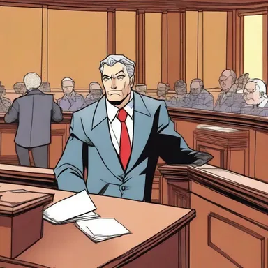 In the latest issue of 'Superhero Adventures', the witness box played a pivotal role in the courtroom scene as the hero testified against the villain.