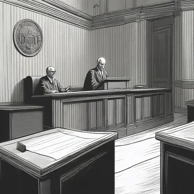 As the trial took a dark turn, the witness box became a haunting symbol, with eerie shadows lurking around it, adding to the horror atmosphere of the courtroom.