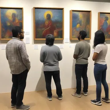In the painting exhibition, the artists sound off about their perspectives on creativity and the importance of self-expression.