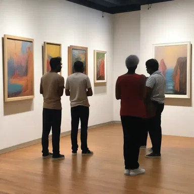 In the painting exhibition, the artists sound off about their perspectives on creativity and the importance of self-expression.