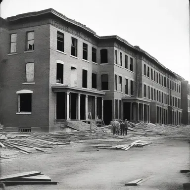 During the housing boom of the 1920s, many jerry-builders emerged, leading to the construction of numerous unsafe and poorly built buildings across the city.