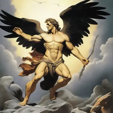 According to Greek mythology, the god Prometheus was punished by Zeus with privation, being bound and having his liver pecked out by an eagle for eternity.