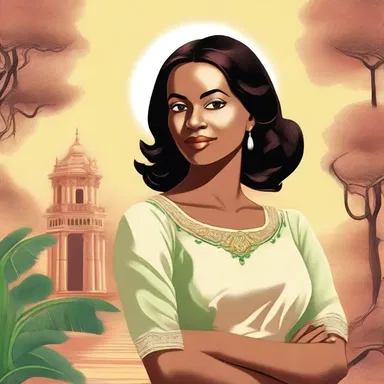 The novel depicted the protagonist's journey from privation to prosperity, as she overcame adversity and achieved success against all odds.