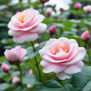 In the enchanted kingdom, the queen's magical garden was filled with exotic plants, including the mystical cotton rose that could grant eternal youth.