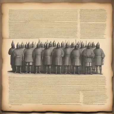 The holy scripture described the muster roll as a sacred document listing the chosen warriors who would protect the kingdom.
