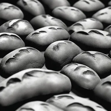 During the war, people had to rely on dark bread as a staple food due to shortages.