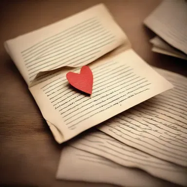 In the novel, the discarded love letters reveal the painful secrets of the protagonist's past.