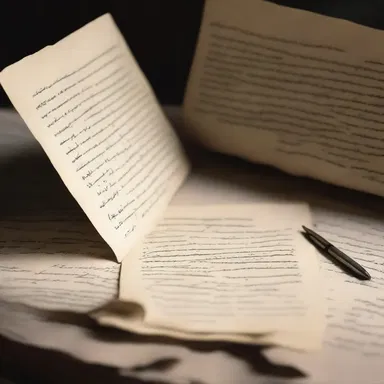 In the novel, the discarded love letters reveal the painful secrets of the protagonist's past.