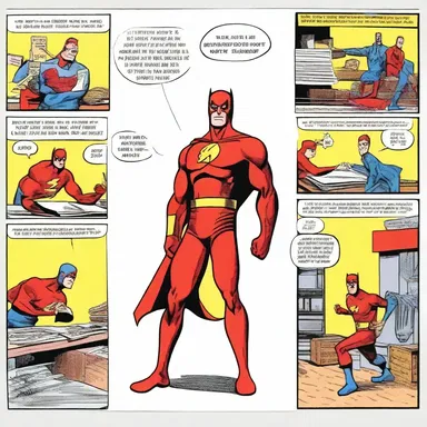 In the comic strip, the superhero's costume was always cherry red.