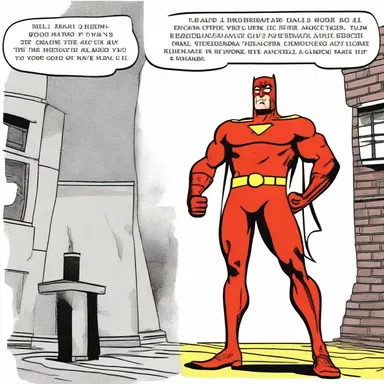 In the comic strip, the superhero's costume was always cherry red.