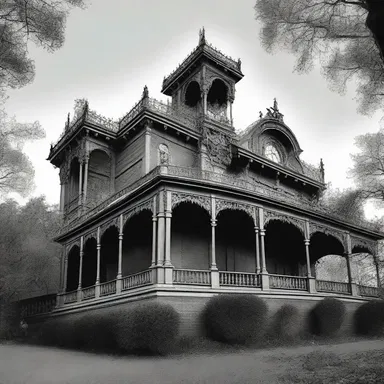The permeation of fear and terror slowly took hold of the haunted mansion.