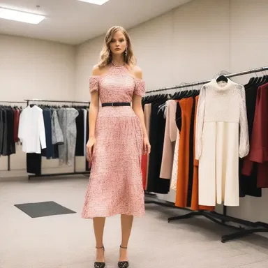 The boutique was stocked with the latest designer clothes, accessories, and shoes, catering to fashion-forward individuals who wanted to stay up-to-date with the latest trends.