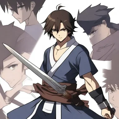 In the popular anime series, the protagonist starts off as a trainee and goes through rigorous training to become a skilled warrior.