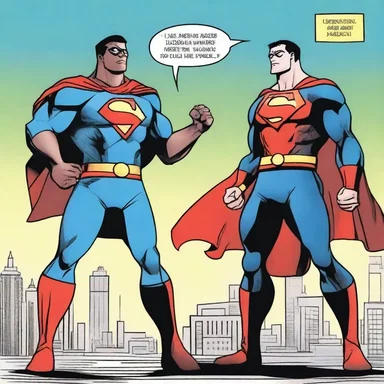 In the superhero comics, the trainee hero struggles to control their newfound powers and seeks guidance from a mentor.