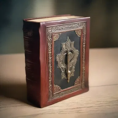 In a land of mystical creatures and enchanting worlds, the wizard's ancient tome was kept safe under a dust cover to preserve its secrets.