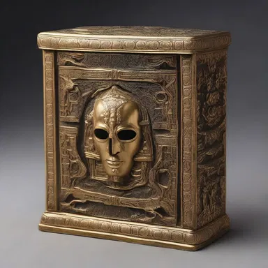 Legends say that the sacred relic of the gods was wrapped in a dust cover to shield it from mortal eyes.