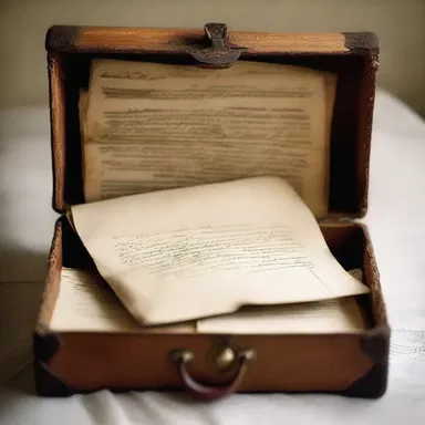 The old love letters were tucked away in a dusty trunk, their envelopes protected by delicate dust covers to preserve the memories of their passionate writer.