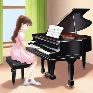 As their eyes met across the room, he slowly removed the dust cover from the piano, revealing his musical talent to her.