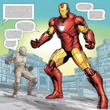In the latest issue of the superhero comic, Iron Man's suit needed a new bushing to reduce friction and improve his mobility.
