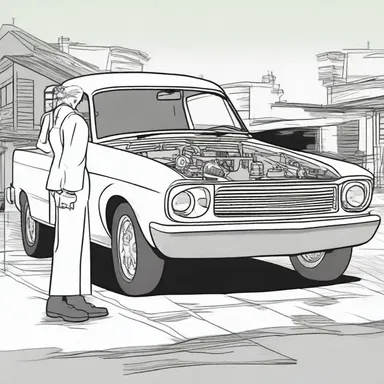 In the animated series, the mechanic character replaced the worn-out bushing in the car's engine to ensure smooth operation.
