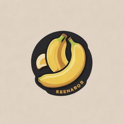 An appealing logo featuring toasted bread and ripe bananas that have been delicately melted to a crispy perfection