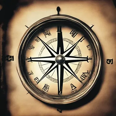 As the characters entered the old haunted house, they noticed an isoclinic compass point to different directions, indicating a paranormal presence.