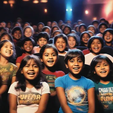 The children were excited to see the latest fantasy adventure in the multiplex with stunning visual effects.