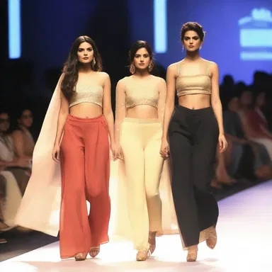 The fashion show organized at the multiplex showcased the latest trends and designs from renowned designers.