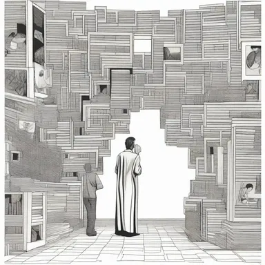 The novel is a multiplex of intertwining storylines and perspectives, creating a rich and complex narrative.
