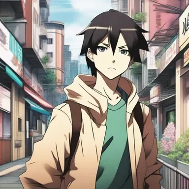 In the popular anime series, the protagonist seeks shrift from their past actions through a journey of self-discovery.