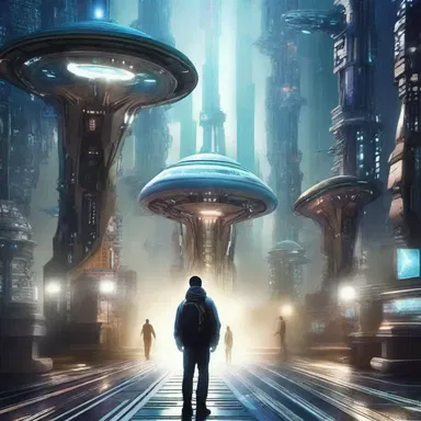 In the futuristic world of the science fiction story, advanced technology enables individuals to obtain shrift and cleanse their conscience.
