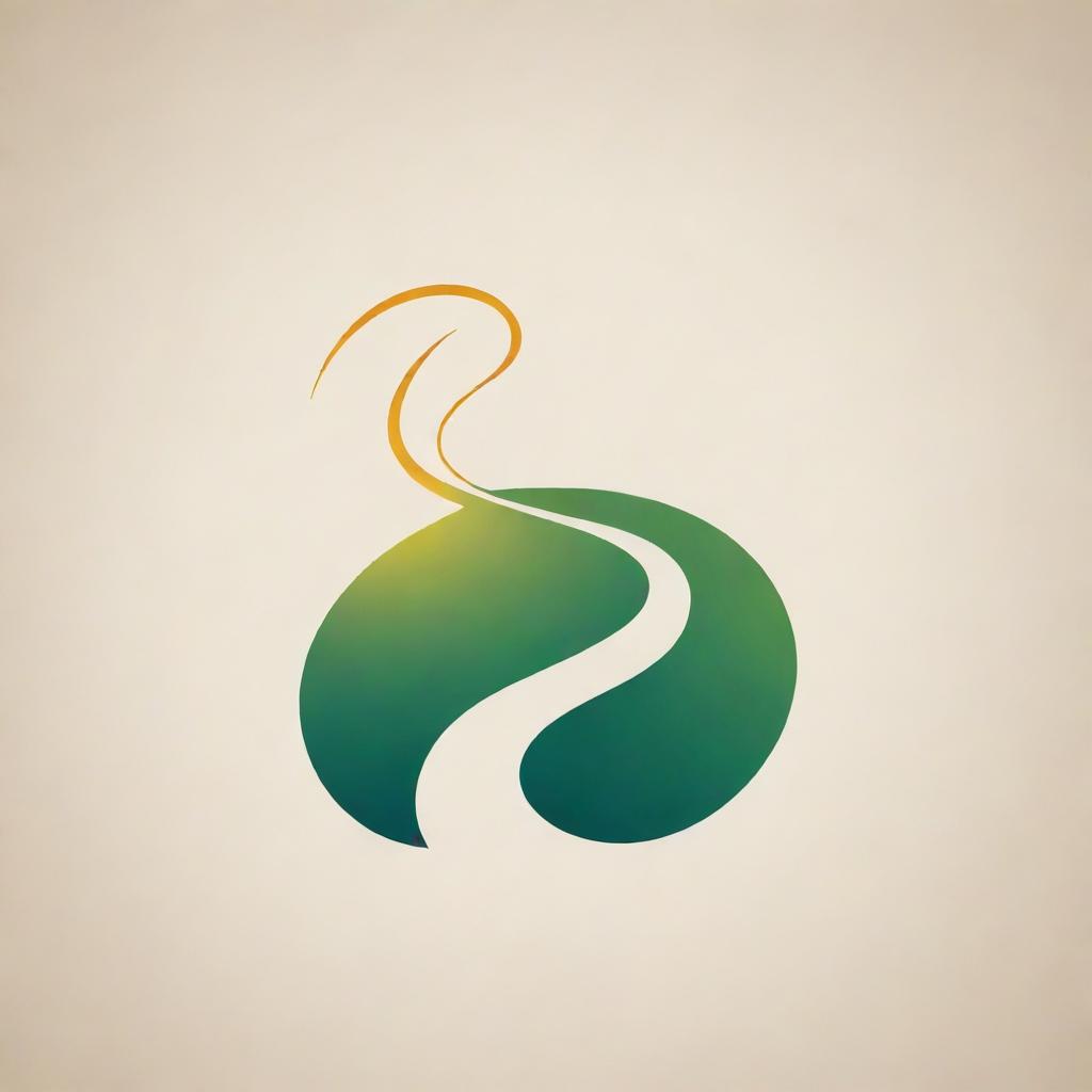 Design a life path logo that symbolizes the journey of life, with winding, interconnected paths indicating the various challenges, decisions, and milestones along the way.