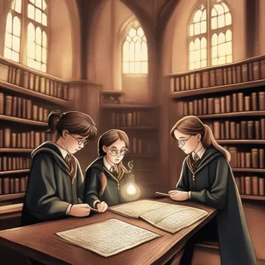 In the magical world of Hogwarts, students must face a difficult and challenging midterm examination to test their knowledge of spells and potions.