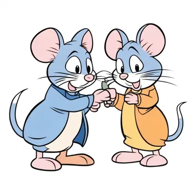 The pesty little mouse in the cartoons continuously annoys the cat.