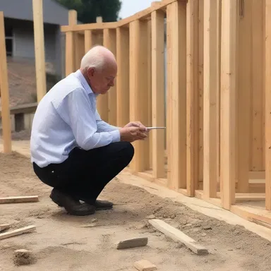 The pestering sound of the construction outside disrupted the artist's concentration.