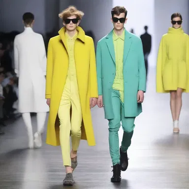 The fashion designer showcased his new collection, featuring the kit and caboodle of trendy clothes, accessories, and footwear.